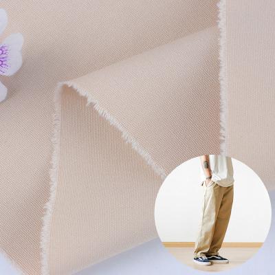 China Breathable Plain Cotton Garment Fabric 205gsm 94*48 100 Percent Pearl Cotton Voile Workwear Fabric for sale