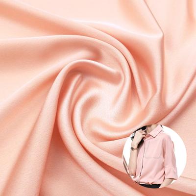 China QUICK DRY Polyester Stretch Satin Silk Like Fabric For Upholstery And Lady Style Cloth for sale