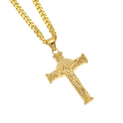 China European and American Cross Jesus Fashion Brand Hip-hop Hiphop Necklace for sale