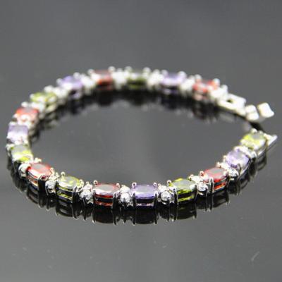 China Factory direct sales of Korean luxury zircon bracelet Hiphop fashion temperament sweet women's jewelry for sale