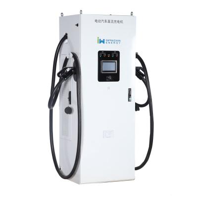 China CE 120kw new energy commercial ev charger dc fast charger floorstanding ev charger charging manufacturer IW-GDES for sale