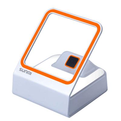 China Automatic Barcode Scanner White And Orange with 0.3 MP CMOS sensor for sale