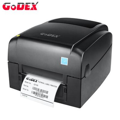 China Godex EZ130 Hanging Black and White Garment Tag Jewelry Certificate Self Adhesive Barcode Printer with Cutter for sale