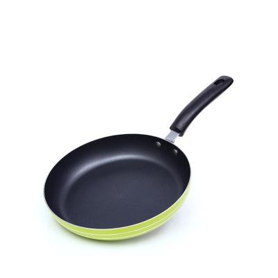 China Viable Size Custom Frying Pan Aluminum Alloy Non Stick Frying Pan For Kitchen With Handle for sale