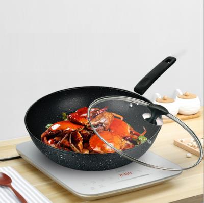 China Online Hot Sale Induction Carbon Steel Handcrafted Wok Viable For Restaurant Nonstick Gas Stoves Chinese Wok for sale