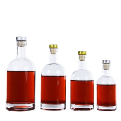 China Widely used 500ml 750ml wooden pump bottle beer garrafas de vidro liquor bottle Wholesalescrew top bottle liquor liquor wine storage for sale