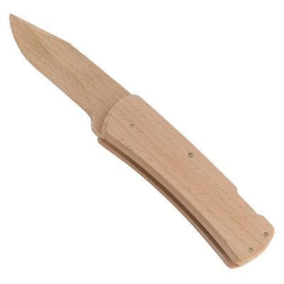 China Great Viable For Kids Wooden Pocket Knife Drop Point Blade Design With Working Lock Back for sale