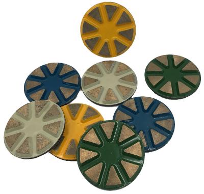 China Concrete Floor Tools Hook-Loop Concrete Diamond Floor Grinding Pads for sale