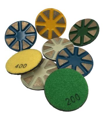 China Metal Bond Diamond Dry Polishing Pad Wet/Dry Polishing Grinding Tool for Granite Concrete for sale