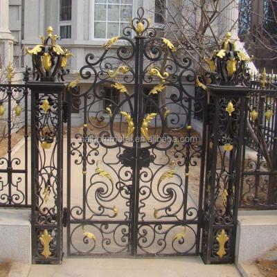 China Swing wrought iron door design for sale