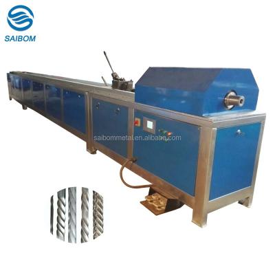 China Furniture Industries Wrought Iron Pipe Twisting Machine Round Pipe Threading Machine for sale