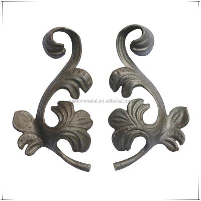 China Decoration Wrought Iron Sheets Cast Steel Flower for sale