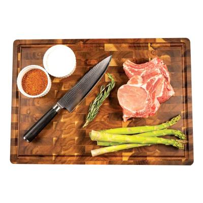 China BAMBOO real material is durable and resistant to large thick acacia wood falling cutting board for sale