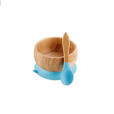 China Hot Selling Modern Design Bamboo Eco-friendly Natural Round Bamboo Salad Bowl Amazon Style Wooden Bowl for sale