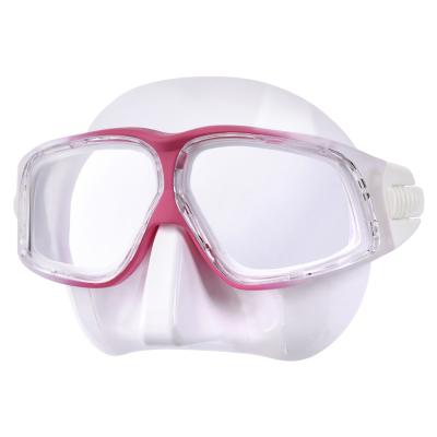 China Freediving / low volume snorkeling diving mask for freediving 2021 new product MS-2811W for sale