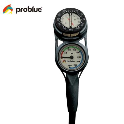 China Pressare Gauge / Compass GU-2750-BK - Factory Supply 400 Bar Pressure Gauge Visibility Display Pressure Gauges For Scuba for sale