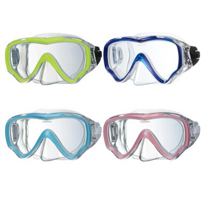 China SCUBA/Crystal Silicone Snorkeling Mask for Junior Scuba Diving MS-121 for sale