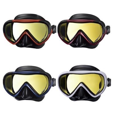 China SCUBA/Lens Snorkeling Colorful Coating Mask For Best Air Diving MS-152BTC Diving Mask for sale