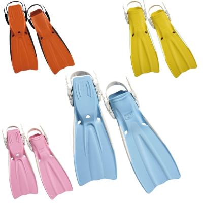 China Scuba Diving / F-742 Snorkeling - Bulk Rubber Vented Fins With Quick Release Buckle Dive Fins for sale