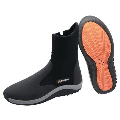 China BT-237 Anti-slippery - 5mm Neoprene Hi-cut Molded Sole Boat Dive Water Diving Boots for sale