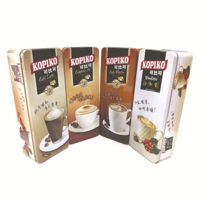 China Custom Packaging Tin Box Airtight Rectangle Tin Box Tea Coffee Tin Boxes From Tea and Coffee Guangdong Manufacturing Prices for sale