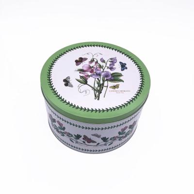 China Recycled Embossed Materials Custom Metal Circular Full Packaging Box for sale