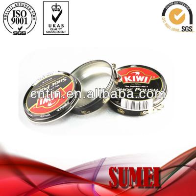 China Wholesale Recycled Materials 50ML Shoe Polish Canister Empty for sale