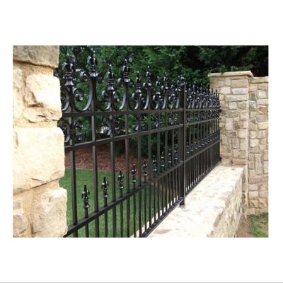 China Modern High Quality Cheap Wrought Iron Fence Panel Cast Iron Garden Fences Iron Fence for sale