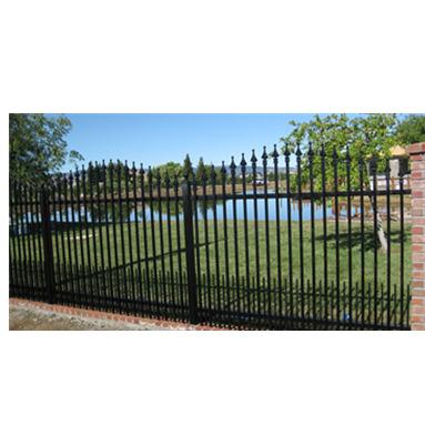 China Modern High Quality Cheap Wrought Iron Fence Panel Iron Fence Cheap Iron Fence for sale