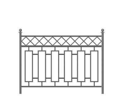 China Modern Hot Selling Pictures Iron Fences Wrought Iron Fence Panel Cheap Iron Fence for sale