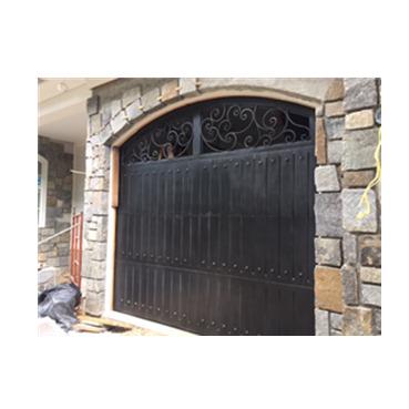 China China factory modern garage door decor iron glass garage door design for sale