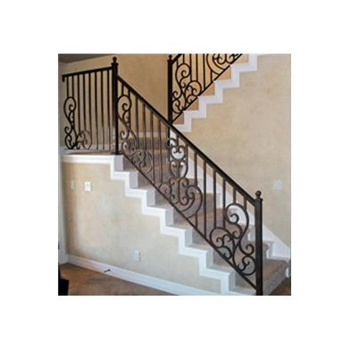 China Quality Guaranteed Modern Designs Iron Stairs Indoor Stair Railings Iron Stairs for sale