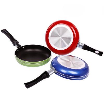 China Viable High Quality Easy Wash And Fry Frying Pan 304 Stainless Steel Stainless Plated Frying Pan for sale