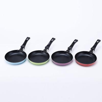 China Amazon 12cm Stainless Steel Stick Pan Mini Steak Egg Viable Hot Selling Non Frying Pan For Long Service Life for sale