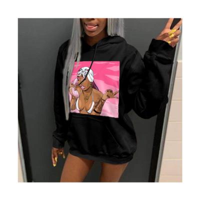 China China Factory Wholesale Cotton Viable Hoodies Custom 100% Silk Screen Printing Women Sublimation Streetwear Hoodie for sale