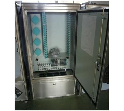 China Stainless Steel Fiber Optical Cross Connection Cabinet for sale