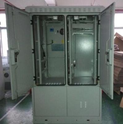 China Outdoor Integrated Telecom Cabinet, Upper Equipment Compartment, Lower Battery Compartment for sale