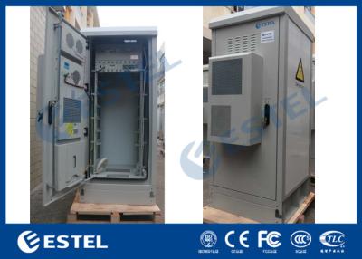 China IP55 Weatherproof Galvanized Steel Outdoor Telecom Cabinet One Compartment for sale