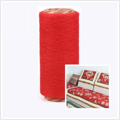 China Ne6 Ne8s Antistatic Red Open End Regenerated Blanket Cotton Knitting Yarn for sale