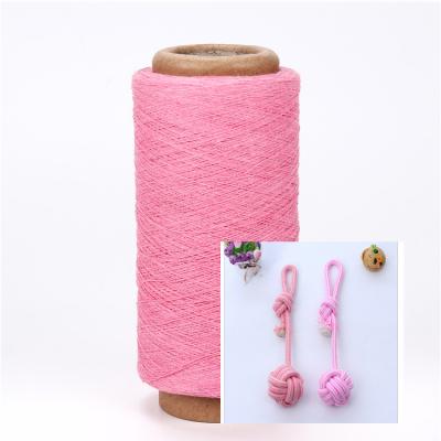 China Good Tenacity OE Manufacturer Cotton Yarn Anti-Static Yarn For Dog Toy And Chew Playing Ball for sale