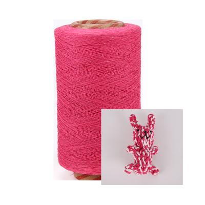 China Anti-Static Cotton Polyester Blended Yarn For Hand Knitting Pet Toy, Pet Tooth Ball for sale