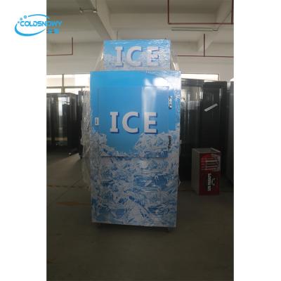 China Outdoor Freezers Ice Bag Refrigerator Gas Station Dry Ice Bag Storage Freezer for sale