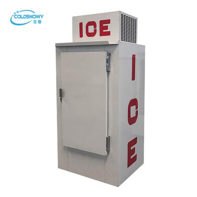 China Freezers Door Ice Storage Merchandiser Bags Ice Freezer Cabinet Wheel / Stainless Steel Single Leg Glass Freezers, Display Cooler 300l CE for sale