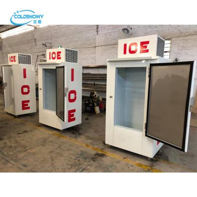 China Indoor Freezers Single Door Ice Merchandiser Outdoor Ice Storage Freezer for sale