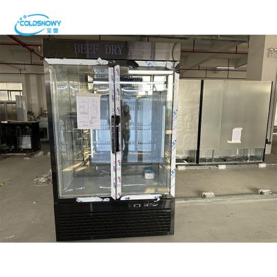 China New Design 2 Door Display Chillers Single-temperature Aged Beef Dry Aging Meat Ager for sale