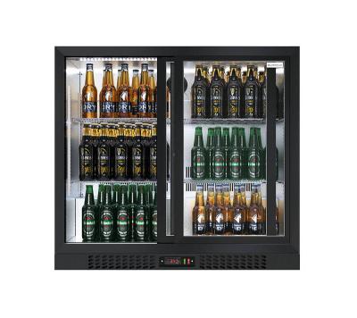 China Single-temperature small air-cooled display cabinet frost-free bar fridge freezer for sale