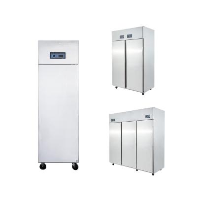 China Double-temperature Double-temperature Single Door Upright Chiller Kitchen Vertical Commercial Refrigerator Freezer for sale