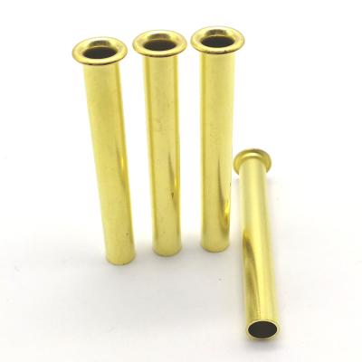 China Industry China Factory Brass Tubular Rivets Full Brass Eyelets Rohs Compliant Tubular Rivets for sale