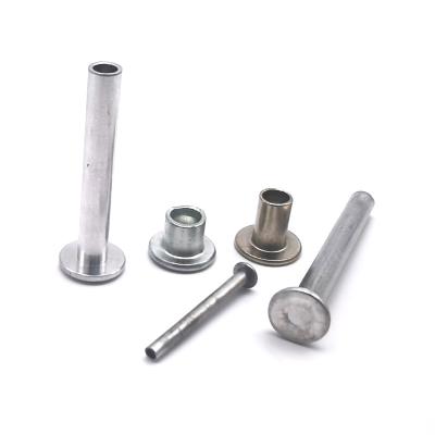 China OEM Automotive Semi Tubular Rivets Aluminum 10 Days For Aluminum Hollow Rivets New Half Samples for sale