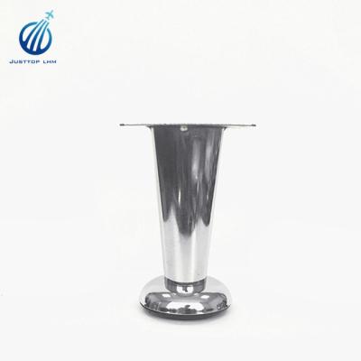 China H120mm Application Furniture Hardware Home Accessories Alloy Sofa Legs Silver for sale